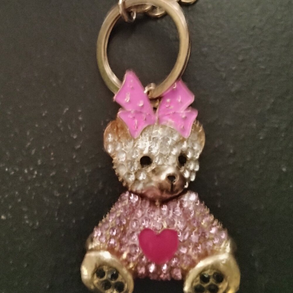 Cute Crystal Bear Ring